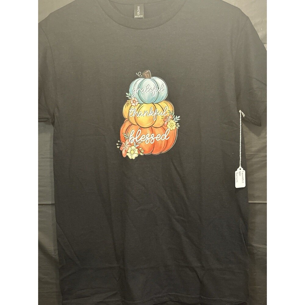 Thankful Blessed Pumpkin Graphic Tee